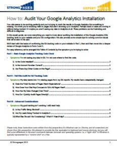 IMG Audit Your Google Analytics